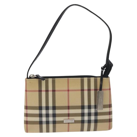 Burberry Nova Check Beige Canvas clutch - Picture 1 of 10